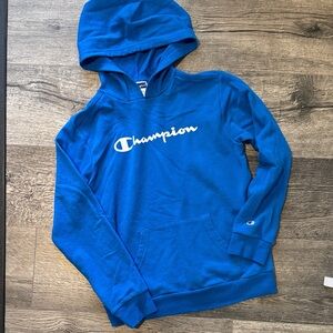 Boy’s Champion Royal Blue Pullover Hoodie, size 10